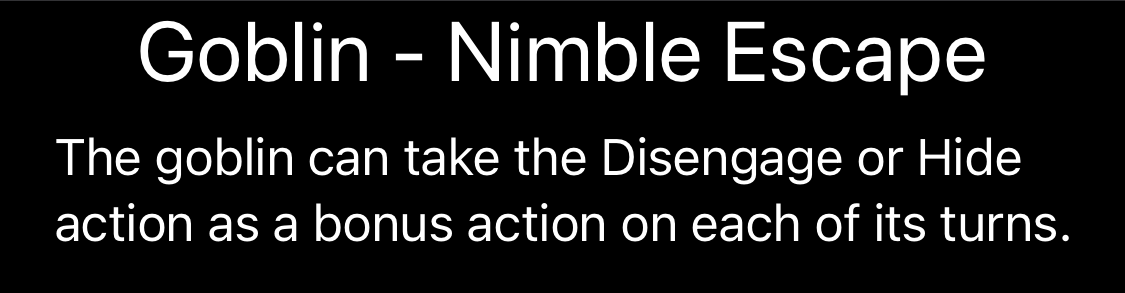 Image of Goblin - nimble escape